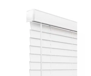 Chicology White Cordless Room Darkening Faux Wood Blind 40" WX72" H - Picture 1 of 4