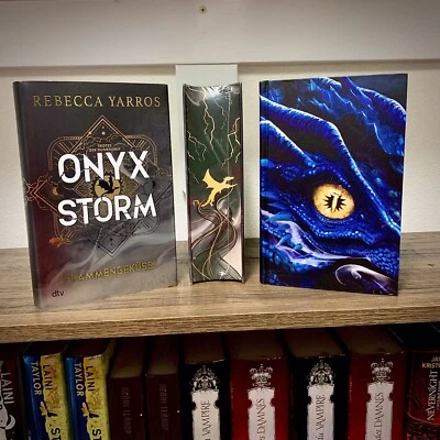 SEALED Onyx Storm German Special Edition Flammengeküsst Rebecca Yarros Hardcover - Image 1 of 4