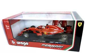 BURAGO 16806 FORMULA RACING FERRARI SF71H GP F1 2018 VETTEL 1/18 F1 SCALE MODEL - Foto 1 di 1