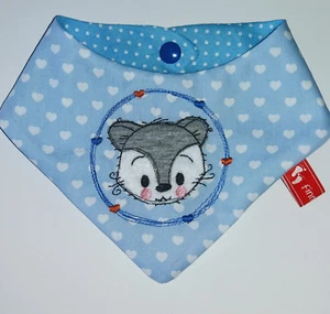 Baby-Halstuch Kinderhalstuch Sabberschutz Kleines Füchschen f&f Jungentuch neu - Bild 1 von 6