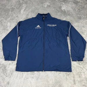 Adidas Jacket Mens Small Blue Windbreaker Athletic Fencing - Picture 1 of 12