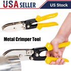 Portable 5 Blade Sheet Metal Crimper Hand Tool HVAC Duct Crimping For Stove Pipe