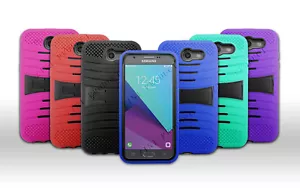 Para Straight Talk Samsung Galaxy J3 Luna Pro S327 Heavy Duty Robusto Case Cover - Imagen 1 de 15