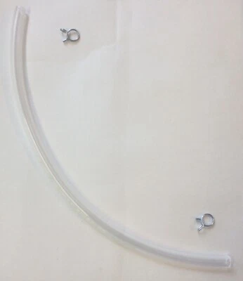 Tygon 2375 Front Brake Reservoir Tube Tubing Hose & Clips 6mm I.D 30cm Length  - Image 1 of 2