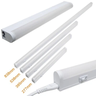 KNIGHTSBRIDGE LED Under Cupboard Lights Kitchen 240v Cool White Cabinet Strip Lighting 4W-22W