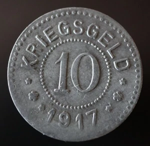 10 pfennig 1917 Germany Stadt Lambrecht moneta di guerra moneta di emergenza -#R884 - Foto 1 di 3