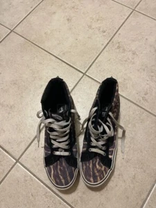 Sneakers donna leopardate Vans alte 38.5 US 7.5 - Foto 1 di 3