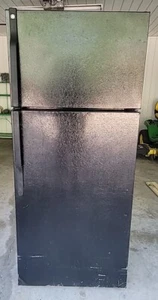 GE GTS18CCSFRBB 28" X 66" Black Top-Freezer Refrigerator - Picture 1 of 7