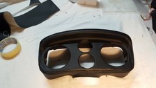 CRUSCOTTO SPORTIVO PER 500 126 A 4 FORI RIVESTITO IN PELLE NERA