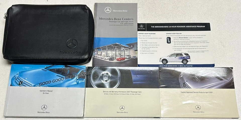 Mercedes Benz SL 2007 manual del propietario SL 600500 550 55 65 AMG V8 V12 super turbo Foto 1 de 1