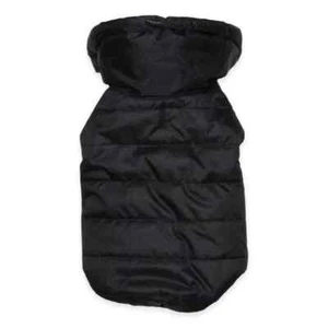 Abrigo negro de invierno para perro de Pawslife nailon talla pequeña - Imagen 1 de 2