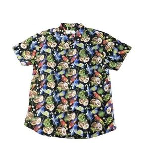 Neu ohne Etikett High Surf - Herren Hawaiihemd, Gr. M, Papageien und Kokosnuss 100 % Baumwolle - Bild 1 von 7