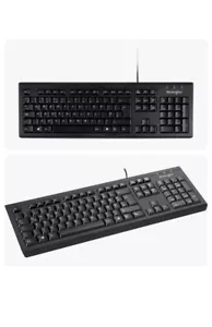 3 X Kensington ValuKeyboard 1500109 Standard USB Keyboard - USB Wired Black - Picture 1 of 1