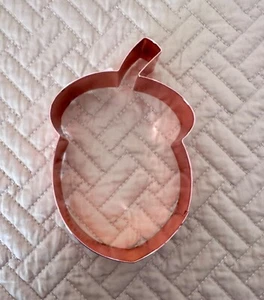 Cortador de galletas de nuez de bellota XL cobre otoño acción de gracias cena fiesta cama baño más allá - Imagen 1 de 4