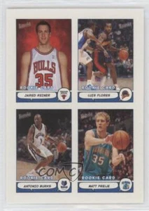 2004-05 Bazooka 4-on-1 Stickers Jared Reiner Luis Flores Antonio Burks Rookie RC - Picture 1 of 4