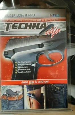 Techna Clip Ruger LC9 Concealable Clip Black Metal - Image 1 of 2