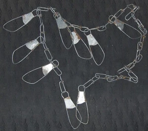 Scuba Diving or fishing chain with 9 clips - Picture 1 of 1