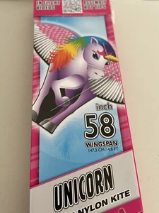 NEW! X-Kites Unicorn Kite w/ 58" Wingspan Deluxe Fiberglass Frame Durable Nylon - Picture 1 of 5