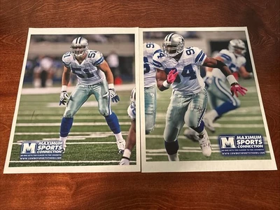 FOTOGRAFÍAS 8x10 firmadas demarcus ware & keith brooking autografiadas Foto 1 de 4