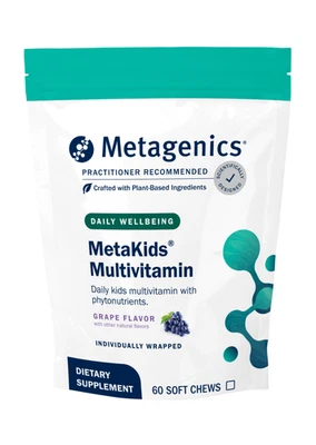 Multivitamínico Metagenics MetaKids 60 mastigações macias - Imagem 1 de 4
