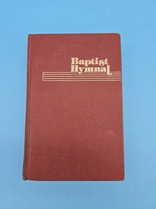 Vintage Baptist Hymnal 1975 Red Hardcover Gospel Song Sheet Music - Picture 1 of 12