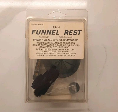 Descanso embudo de tiro con arco de Golden Key Futura, Inc #AR-10 NUEVO Foto 1 de 3