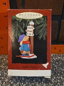 ORIGINAL HALLMARK ANDENKEN HOLIDAY ORNAMENT 1994 NERVENKITZEL EINE MINUTE - Bild 1 von 9
