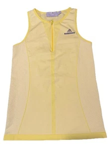 Adidas Stella McCartney Barricade Tanque 1/4 Cremallera Talla Pequeña Amarillo Mantequilla Tenis - Imagen 1 de 7