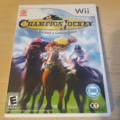 Champion Jockey: G1 Jockey & Gallop Racer (Nintendo Wii, 2011) - CIB - Image 1 of 3