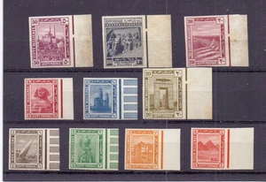 EGYPT 1914 SET OF PROOFS ( 10 ) MNH - NO WMK - Picture 1 of 2