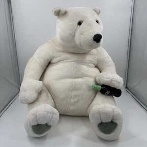 Vintage Coca Cola Eisbär großes Plüschtier Stofftier riesig 28 Zoll - Bild 1 von 15