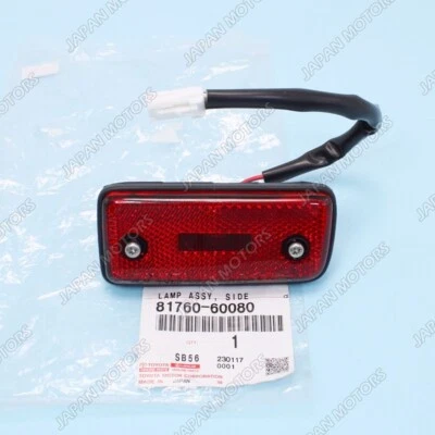 8176060080 OEM Toyota Land Cruiser 80-Series Rear Side Marker Lamp Light Assy LH - Image 1 of 4