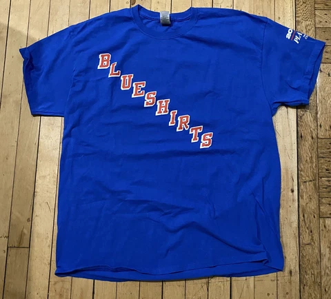 New York Rangers 2022 Playoffs No Quit In NY Men’s Blue Size XL Blueshirts Cover