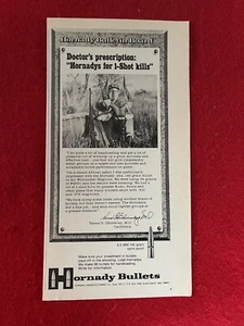 Vintage 1974 Hornady Munition .264 Bullet Print Ad Verne Ghormley California - Bild 1 von 7