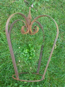 Corona de óxido corona de óxido como decoración para su jardín o casa n.º 3740 - Imagen 1 de 6