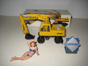 ZEPPELIN ZM 15 BAGGER TIEFLÖFFEL MOBIL #2817.4 CONRAD 1:50 OVP - Picture 1 of 5
