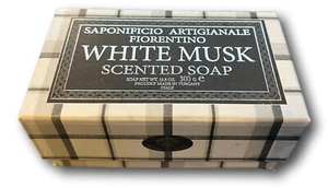 Saponificio Artigianale Fiorentino White Musk Soap Vetiver Scent  Bar Soap Italy - Bild 1 von 2
