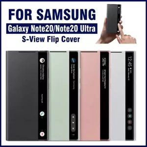 Samsung Note20/20U5G Smart View Cover Mirror Flip Leather Case - Picture 1 of 16