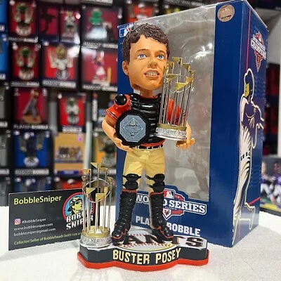Buster Posey Gigantes de San Francisco 2012 MVP 2X Campeón de la Serie Mundial MLB Bobblehead Foto 1 de 4