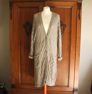NEU Strickmantel OYSHO khaki Gr. 38/40 Medium - Bild 1 von 8