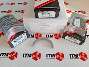 Toyota Carina & Corolla 2TC 1.6 & 3TC 1.8 Main & Rod Bearing Set 72-82 +.010 - Picture 1 of 3