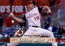 2018 Arkansas Travelers Grandstand #23 Andrew Moore Springfield Oregon OR Card