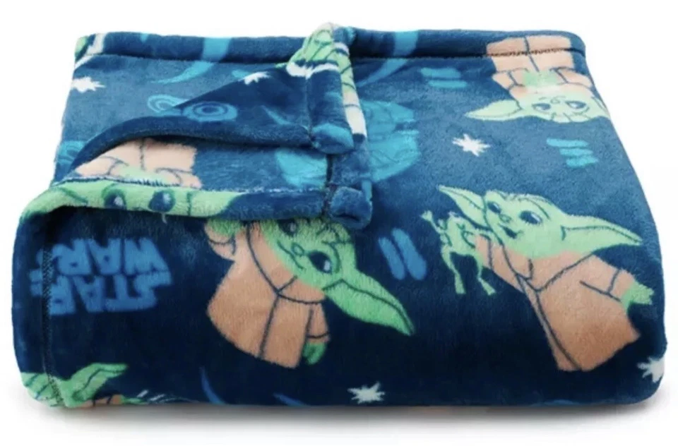 THE CHILD Baby Yoda Grogu Mandalorian Star Wars 5X6' THROW BLANKET Big One