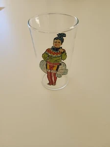 Vintage MCM Girlie Nude Bar Glas 1940’s 50’s Bier Wein Schnaps Iglu Eskimo - Bild 1 von 2