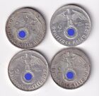 Coin Mark Silver 4 x 2 Reichsmark 1937-1939 XXII nsw-leipzig