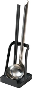 Home 2249 Tower Ladle Holder-Lid Stand for Utensils in Kitchen, Black 2248-P - Picture 1 of 12