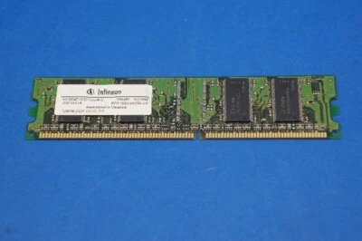 Infineon HYS64D16301GU-6-C 128MB Memory RAM PC2700U-25330-C0 - Image 1 of 4
