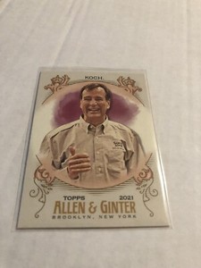 2021 Topps Allen & Ginter Jim Koch Base Brewer Samuel Adams Beer