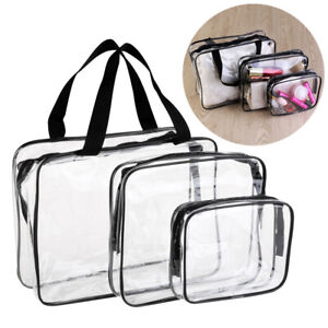  Transparent Cosmetic Tote Bag Medium Makeup Waterproof Travel Bags