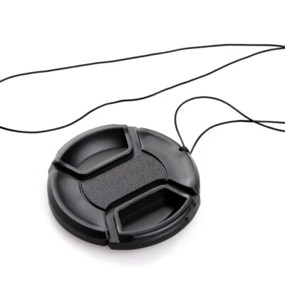 37mm Front Lens Cap Hood Cover Snap-on For Canon Nikon Pentax Fuji Sony Camera - Image 1 of 4